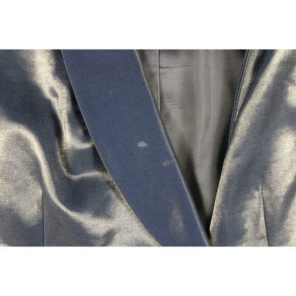 Cachet Jacket Womens 14P Metallic Jeweled Tuxedo Blazer Vintage USA - Picture 9 of 9